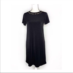 NWT Michael Kors Short Sleeve Basics Black Dress